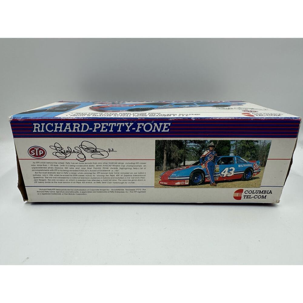 Vintage Richard Petty STP #43 Phone NEW Never Used - Picture 2 of 3